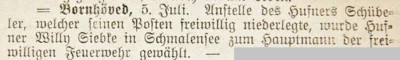Willy Siebke f&uuml;hrt die Feuerwehr, SKTB 08 07 1906 