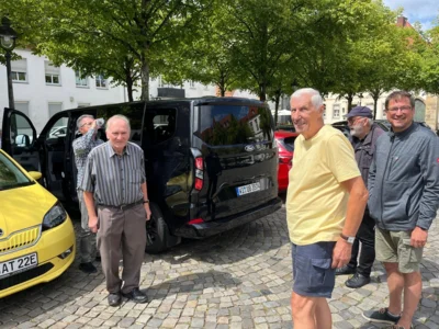 Treffen zur Abfahrt 
