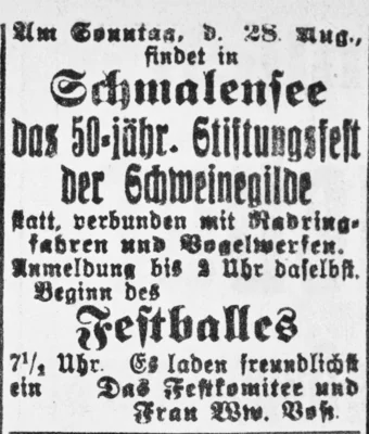 Schweinegilde 50 Jahre, SKTB 21 08 1921 
