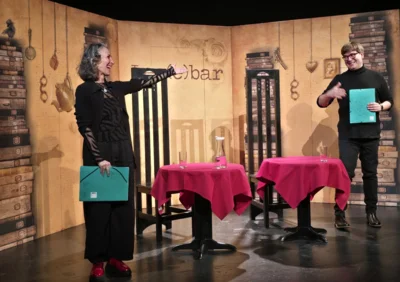 8.4.26 Lesung "Was w&auml;re Wenn"        mit den Schauspielern der ubs, Alexandra Magdalena Heinrich und Fabian Ranglack 