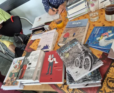 17.6.26 Doreen Mechsner mit "fast alle meine B&uuml;cher" zu Gast 