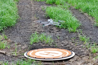 Landung der Drohne am 4  Mai 
