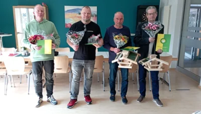 Die Ausgezeichneten von links nach rechts: Sven G&uuml;nther, Stefan Brand, Peter Edel und Wilfried Gille  (Bild vergr&ouml;&szlig;ern)