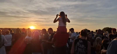 Auch der Untergang der Sonnen war sehenswert. 