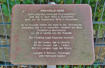 Das Historienpfad-Schild liefert Erkl&auml;rungen 
