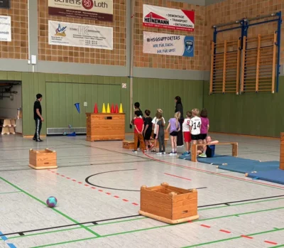 Fotoalbum Handball-Training mit der HSG Beuern