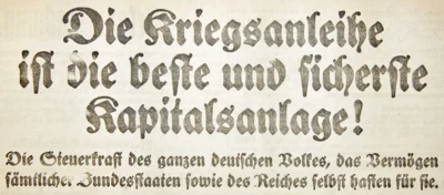 Kriegsanleihe-Werbung, SKTB 14 09 1916 