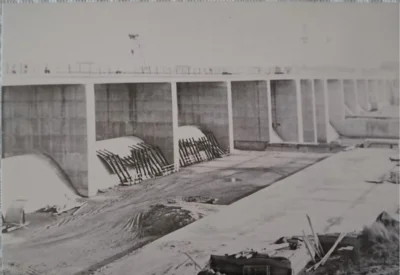Auslauf Br&uuml;cke 1975 