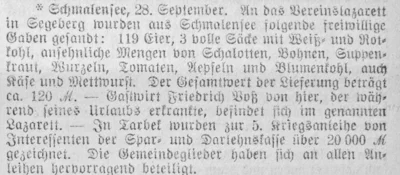 Lokale Kriegsnachrichten, SKTB 29 09 1916 