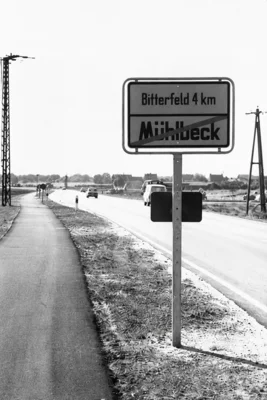 Ortsausgang M&uuml;hlbeck Richtung Bitterfeld 