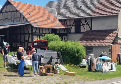 St&auml;nde in der Miehlener Stra&szlig;e  (Bild vergr&ouml;&szlig;ern)
