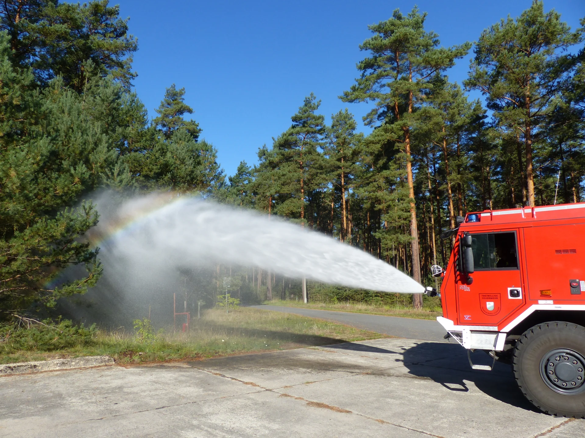 Bild: Wasserabgabe
