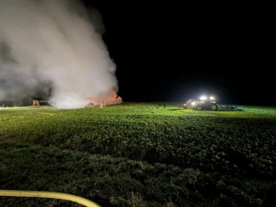 Foto des Albums: Einsatz 2026/24 Feuer Strohmiete