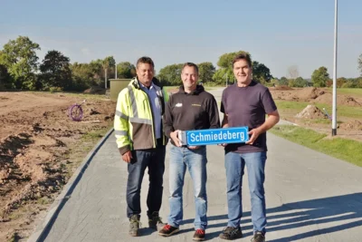 Projektleiter Frank Gietzelt, Frank M&uuml;hlenberg, Dirk Griese 
