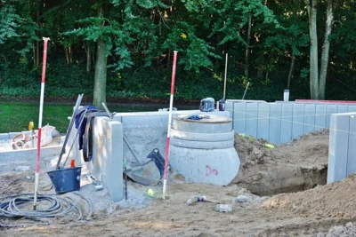 &Uuml;ber diesen Schacht wird man k&uuml;nftig gehen 