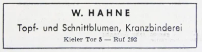 Blumen-Hahne, SZ 30 11 1961 