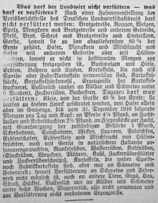 Was man f&uuml;ttern darf, SKTB 22 11 1916 