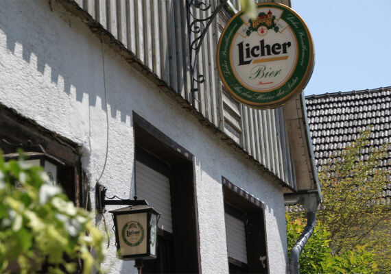 Licher Werbeschild