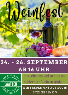 Weinfest vom 24. - 26.09 2021 (Bild vergrößern)