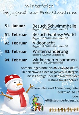Plakat zum Winterferienangebot (Bild vergrößern)
