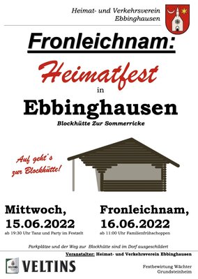 Plakat Heimatfest 2022 (Bild vergrößern)