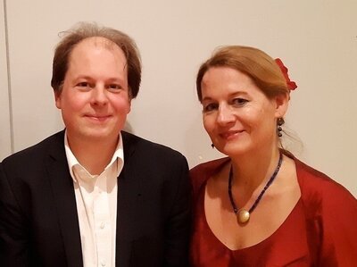 Mezzosopranistin Kristina Naudé (re) und Ulrich Naudé
