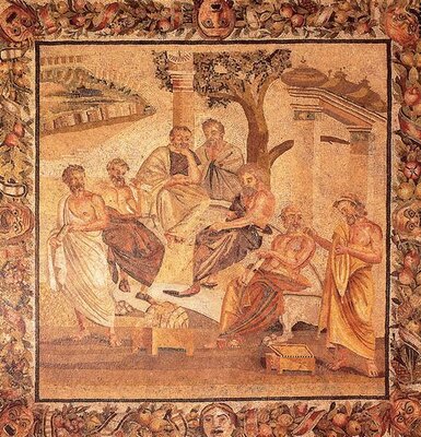 Mosaik aus Pompeji (Bild vergrößern)