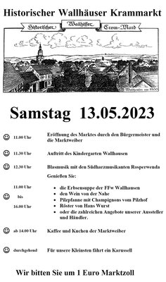 Wallhäuser Krammarkt am 13.05.2023 (Bild vergrößern)