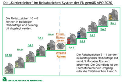 die Reitabzeichen (Bild vergrößern)