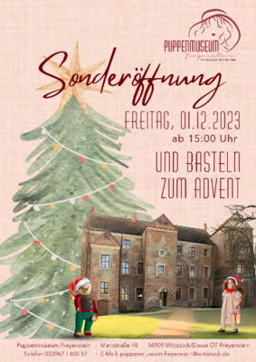 Veranstaltung: Sonderöffnung des Puppenmuseums zum Advent