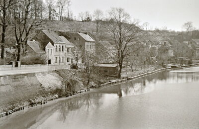 Die Heinitzstraße in den 1960er-Jahren                      Foto: Archiv Rüdersdorfer Heimatfreunde (Bild vergrößern)