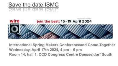 Events: Save the date ISMC