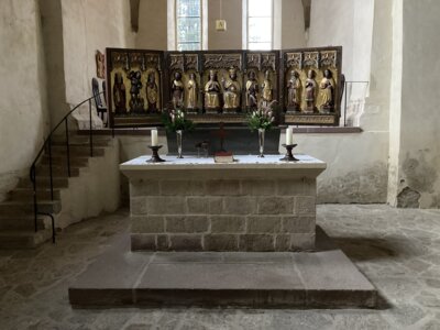 Der Altar im Kloster in St. Vitus