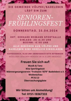 Veranstaltung: Seniorenfest