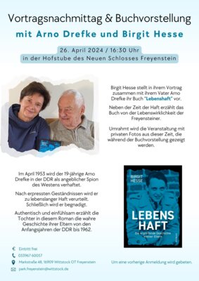 Veranstaltung: Arno Drefke und Birgit Hesse: Buchvorstellung "Lebenshaft"