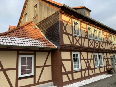 Das Pfarrhaus im Winter