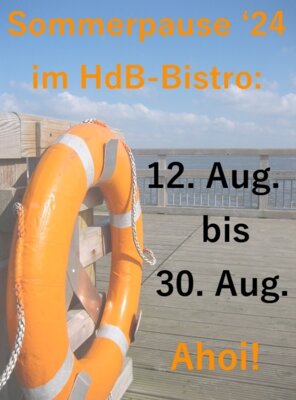 Veranstaltung: SOMMERPAUSE - Kleiner Frühstückstreff am Dienstag Di 20.​08.​2024