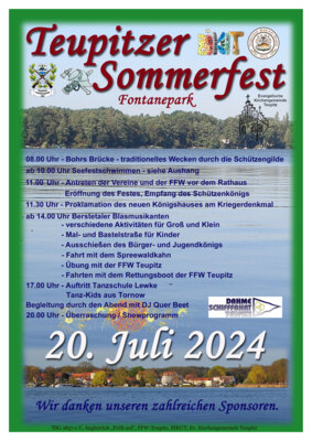 Sommerfest dedr Vereine 2024