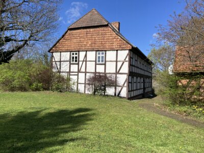 In schönem Lichte: das Drübecker Pfarrhaus