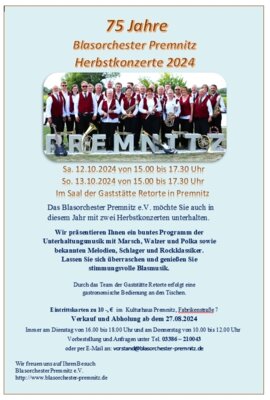 75 Jahre Blasorchester Premnitz