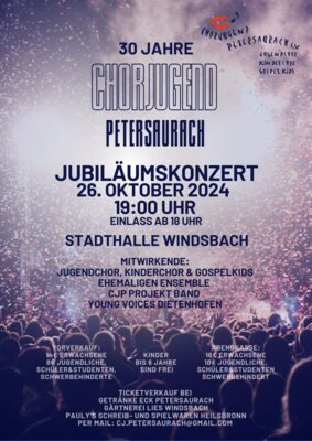 Jubiläumskonzert 26.10.2024