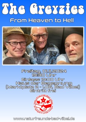 Veranstaltung: From Heaven to Hell  - The Greyzies im HdB Fr 01.​11.​2024
