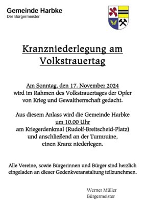 Aushang als Bild