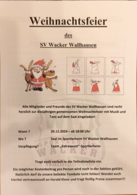 Weihnachtsfeier