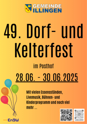 Veranstaltung: Dorf- und Kelterfest Illingen