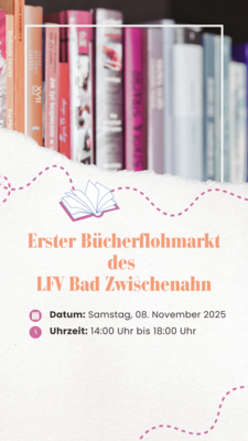 Veranstaltung: 1. Bücherflohmarkt der Landfrauen Bad Zwischenahn Sa 08. 11. 2025