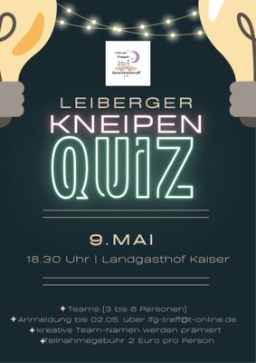 Plakat Kneipenquiz