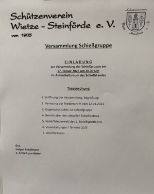 Tagesordnung