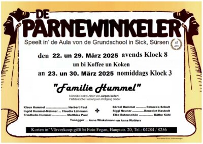 Veranstaltung: Theatervorstellung Sa 22. 03. 2025