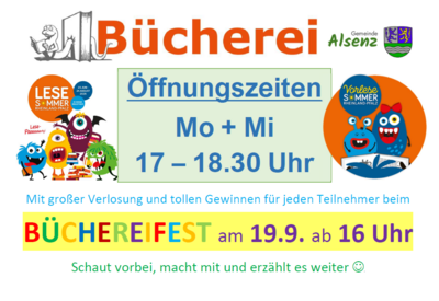 Veranstaltung: Büchereifest Fr 19.​09.​2025